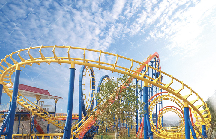 Classic 4-loop roller coaster 5RC-17
