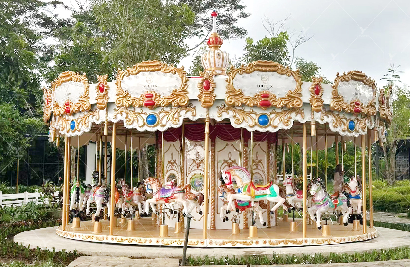 24 Seats Upper-Drive Carousel 5C-15