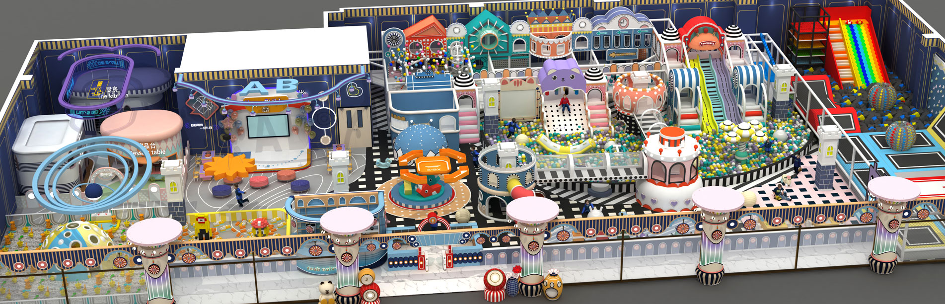 Indoor Playground & Trampoline Park