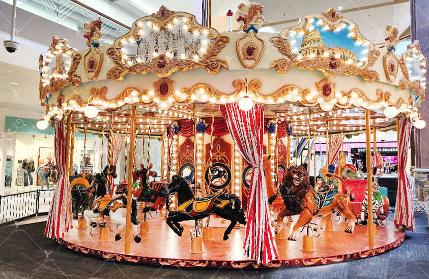 24 Seats Upper-Drive Carousel 5C-16