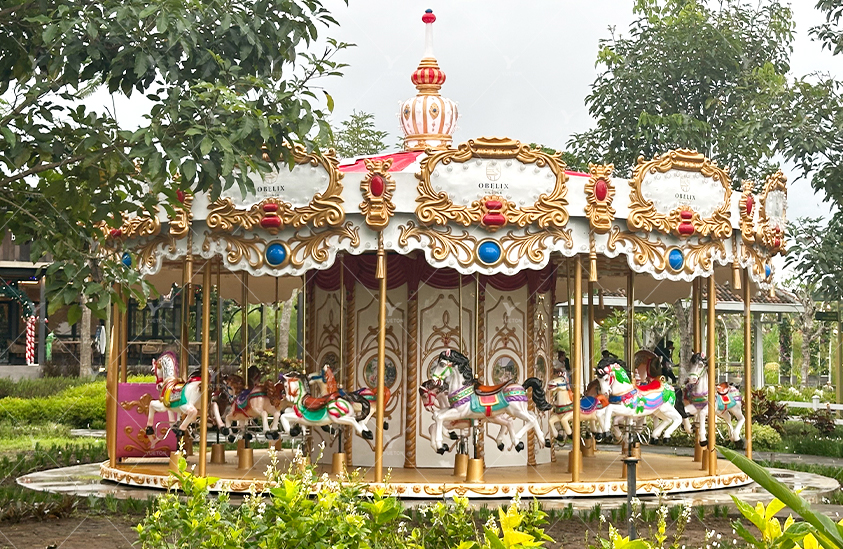 24 Seats Upper-Drive Carousel 5C-15