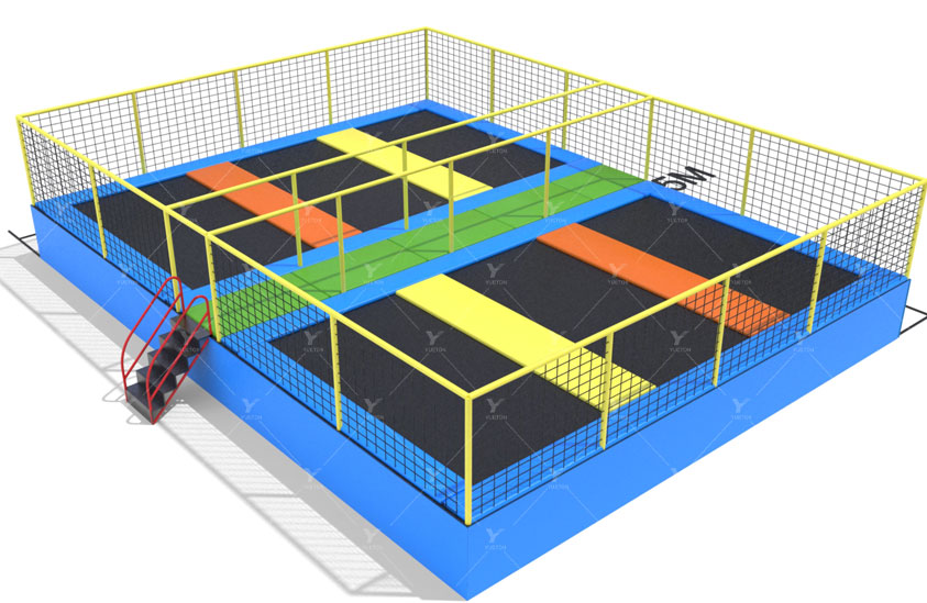 Yellow Orange Trampoline Park 5BT-16