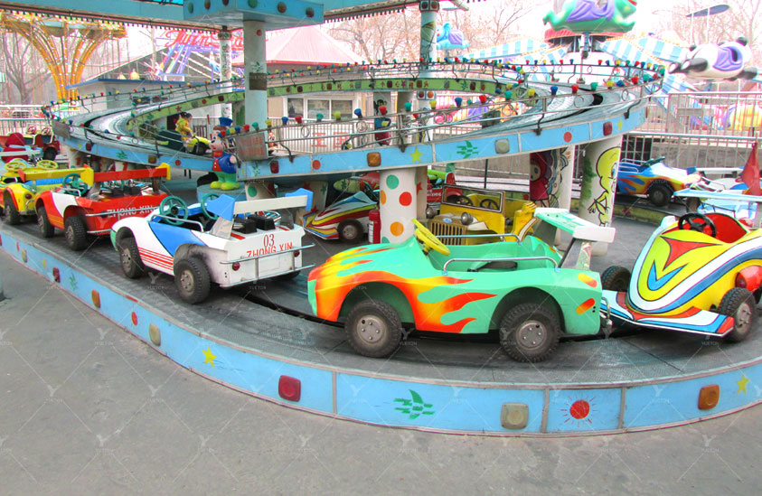 Outdoor Playground Mini Racing Car Shuttle 5FR-24