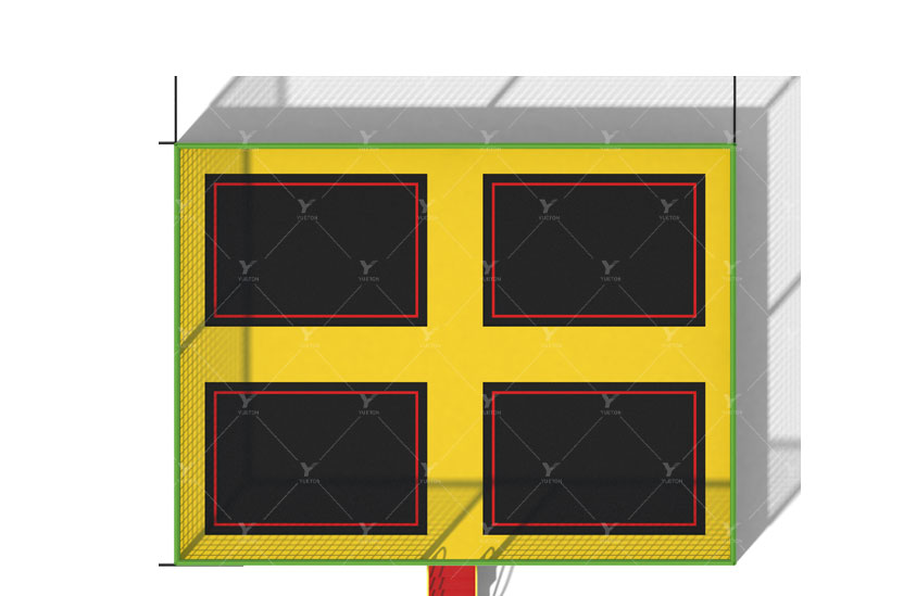 Yellow Trampoline Park 5BT-14