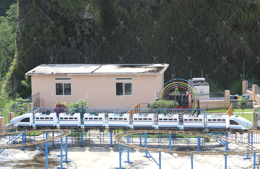 Outdoor Playground High-speed rail Mini Shuttle 5FR-26