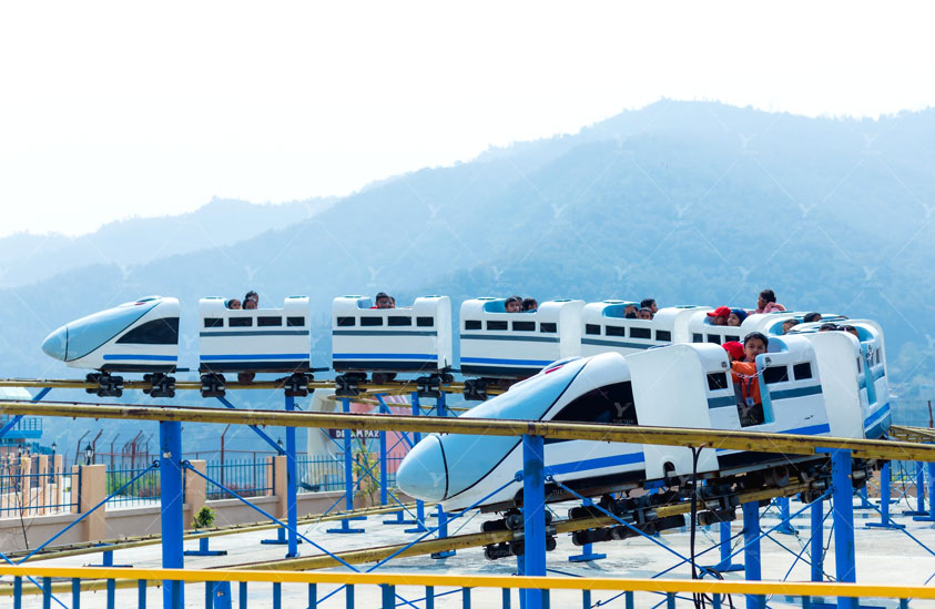 Outdoor Playground High-speed rail Mini Shuttle 5FR-26