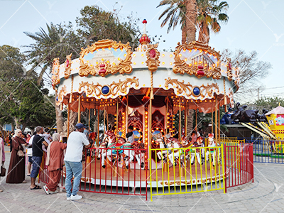 Yueton Amusement Equipment Installed for Tunisia Park Opening